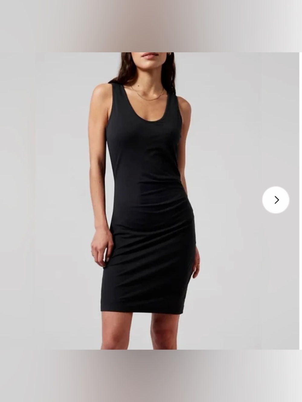 Athleta Della Ruched Dress, Size Medium